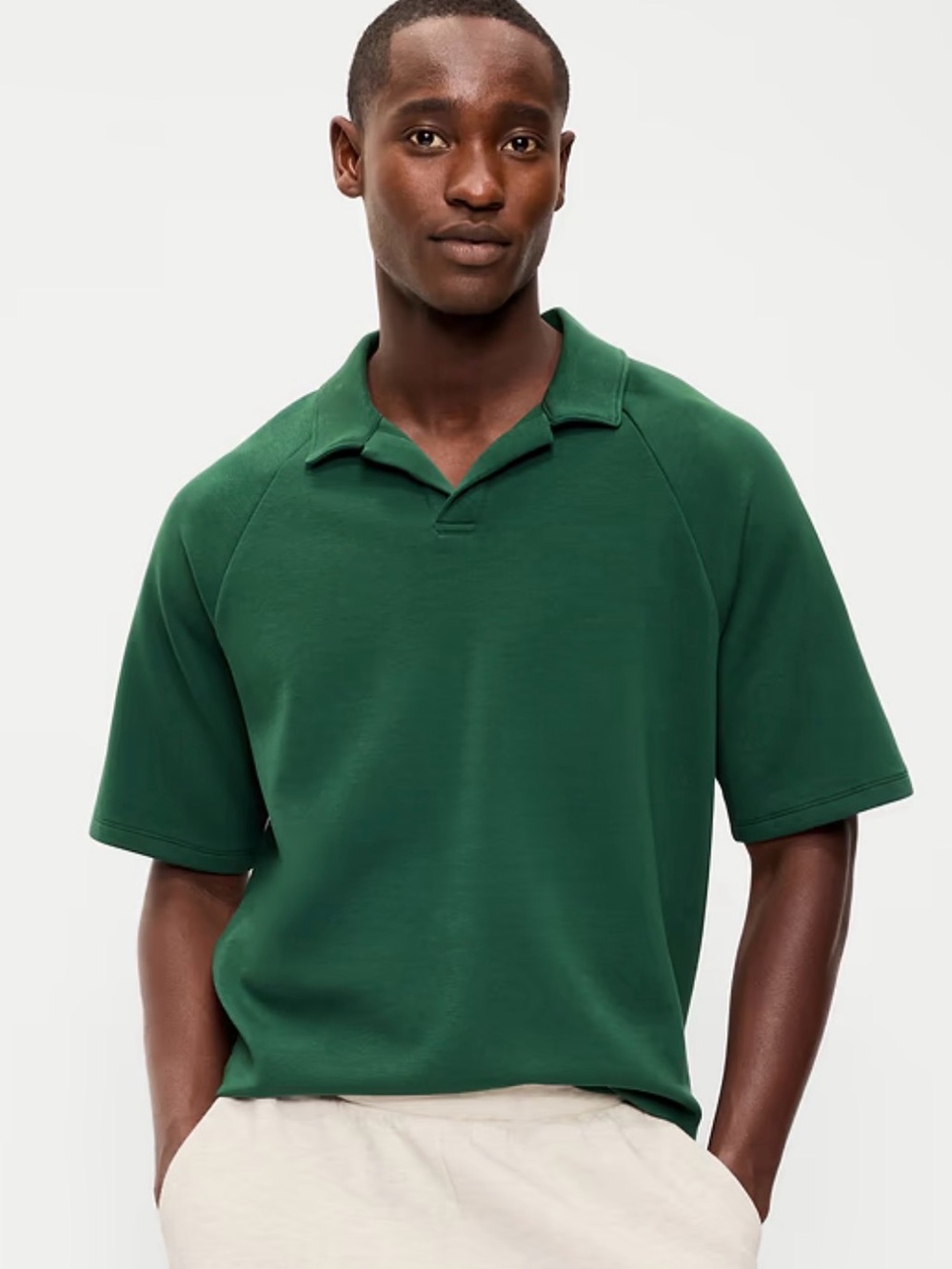 Active Dynamic Fleece Short-Sleeve Polo